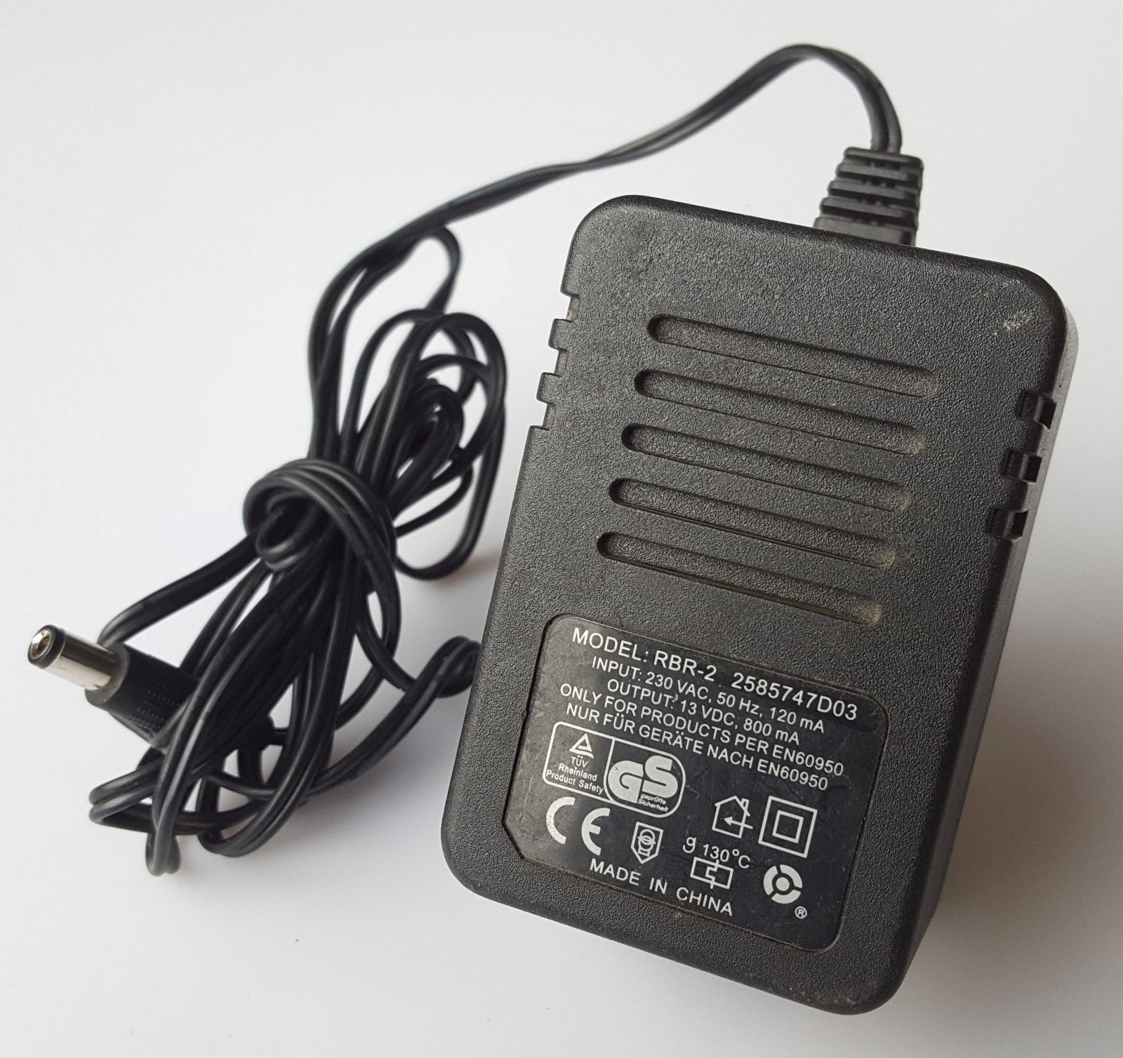 *Brand NEW*13V 0.8A RBR-2 2585747D03 AC/DC POWER SUPPLY ADAPTER